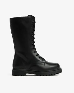 Nero Giardini Stivali Teen da Ragazza in Pelle Nero Best