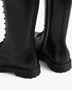 Nero Giardini Stivali Teen da Ragazza in Pelle Nero Best