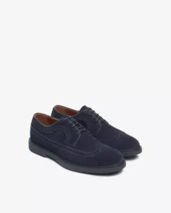 Nero Giardini Stringate Uomo in Camoscio New