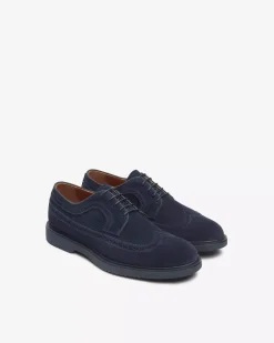 Nero Giardini Stringate Uomo in Camoscio New