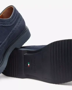 Nero Giardini Stringate Uomo in Camoscio New