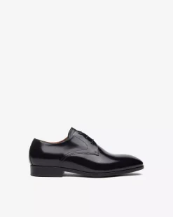 Nero Giardini Stringate Uomo in Pelle Nero Discount