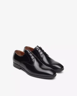 Nero Giardini Stringate Uomo in Pelle Nero Discount