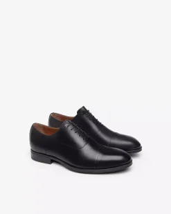 Nero Giardini Stringate Uomo in Pelle Nero Clearance