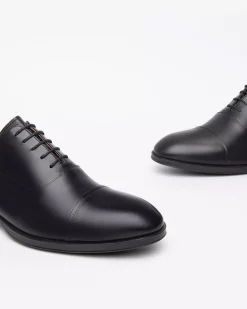 Nero Giardini Stringate Uomo in Pelle Nero Clearance