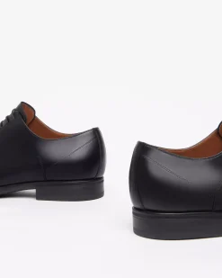 Nero Giardini Stringate Uomo in Pelle Nero Clearance