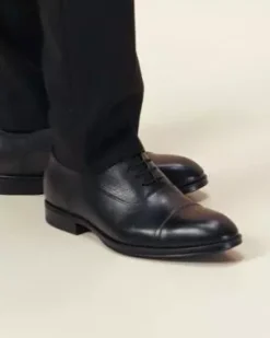 Nero Giardini Stringate Uomo in Pelle Nero Clearance