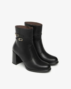 Nero Giardini Tronchetti Donna in Pelle Nero Best