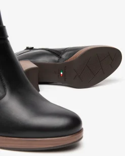 Nero Giardini Tronchetti Donna in Pelle Nero