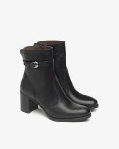 Nero Giardini Tronchetti Donna in Pelle Nero