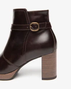 Nero Giardini Tronchetti Donna in Pelle Clearance