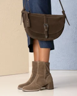 Nero Giardini Tronchetti Donna in Suede e Materiale Tecnico Outlet